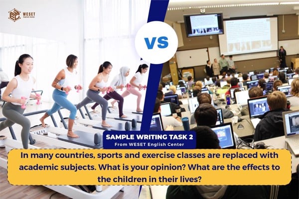 In many countries, sports and exercise classes are replaced with academic subjects. What is your opinion? What are the effects to the children in their lives?