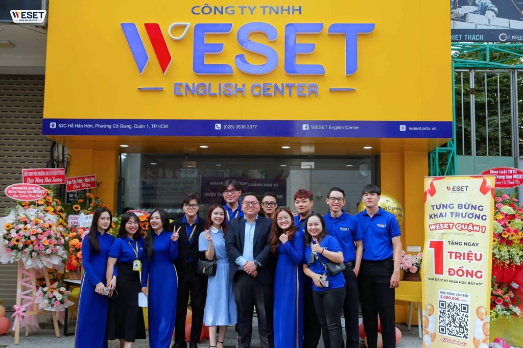 WESET English Center khai trương chi nhánh thứ 5 tại Quận 1, TPHCM