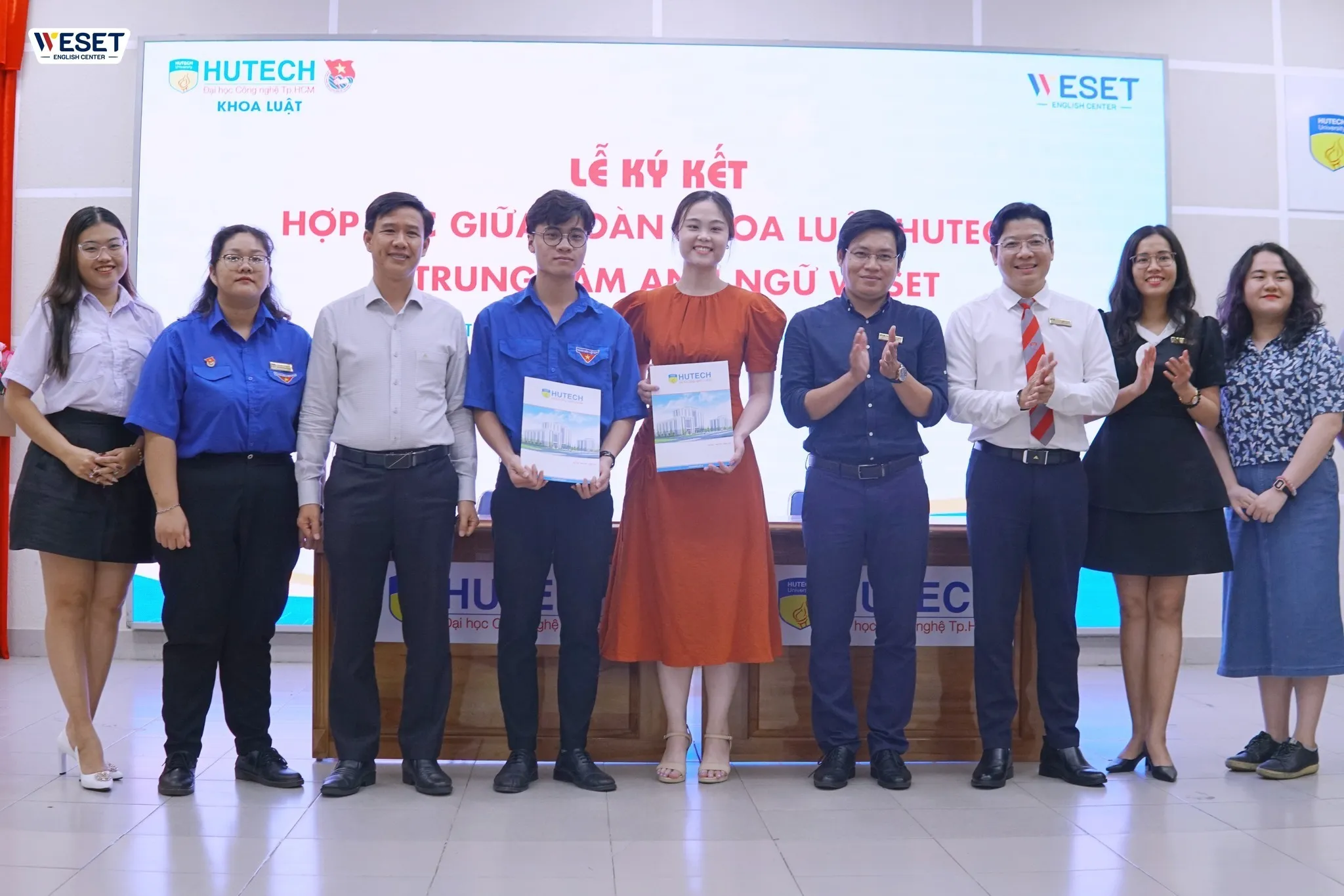 WESET ký kết hợp tác với Đoàn Khoa Luật ĐH HUTECH