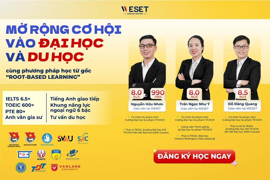 Học từ gốc với WESET