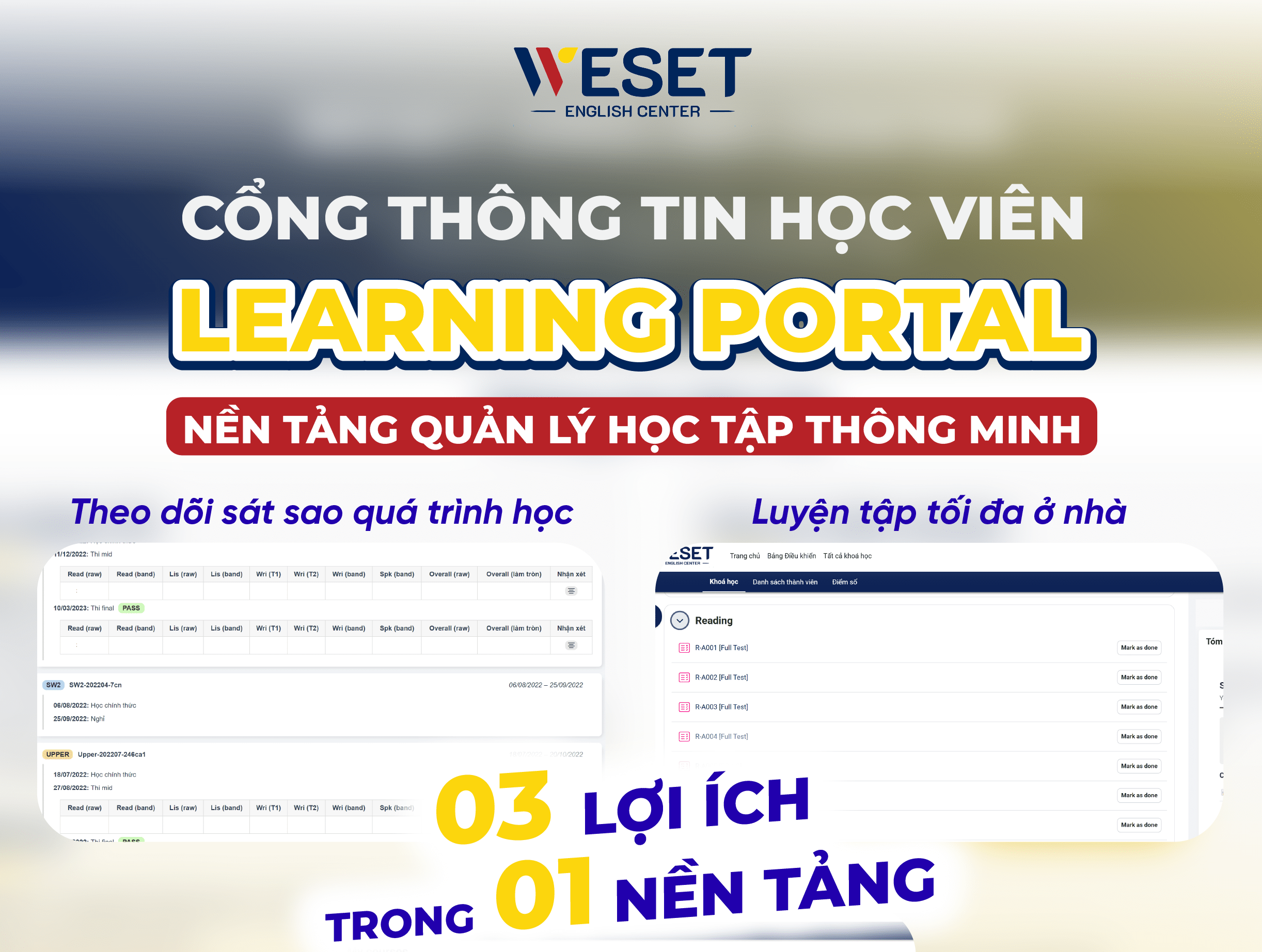 learning portal resize