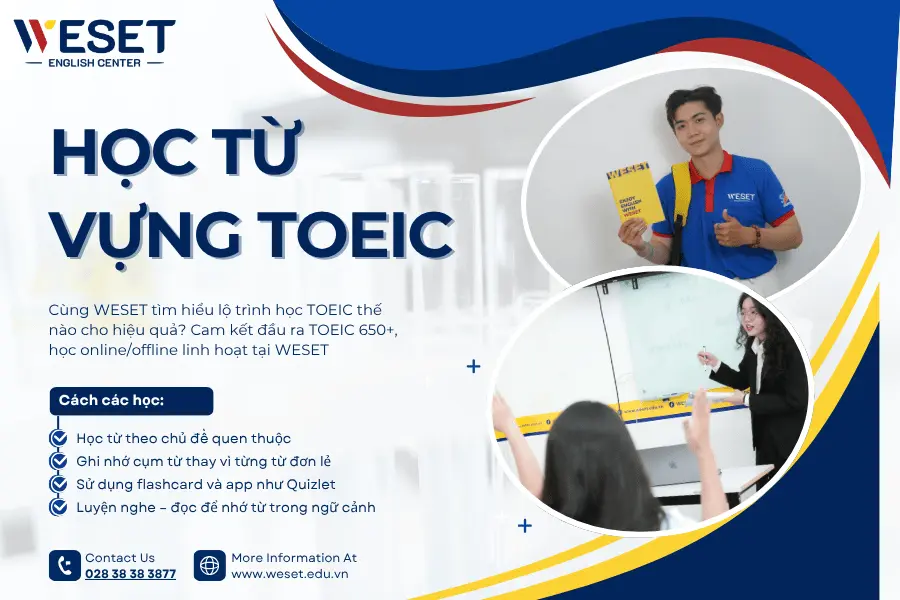 Học từ vựng TOEIC thế nào hiệu quả