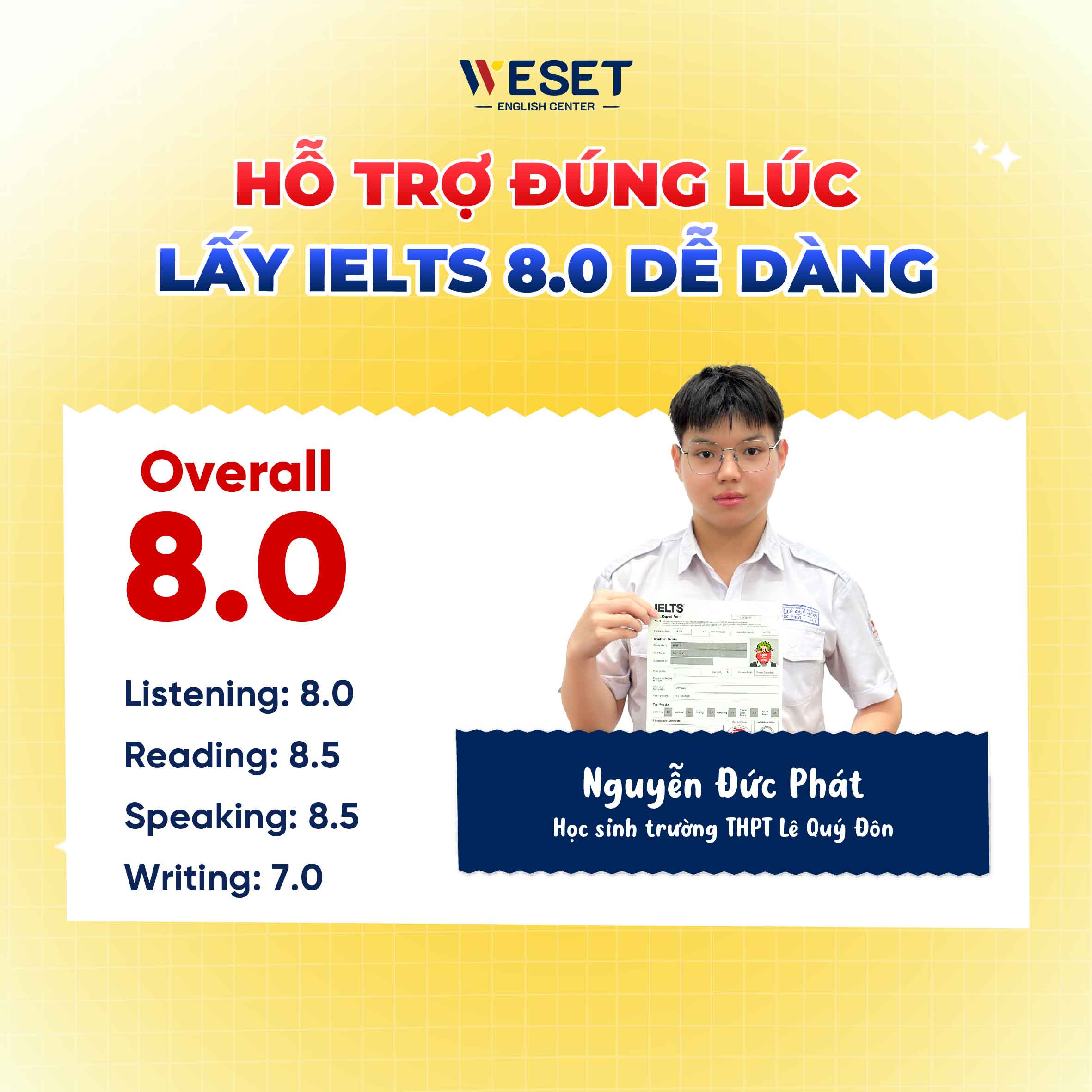 Học viên IELTS 8.0