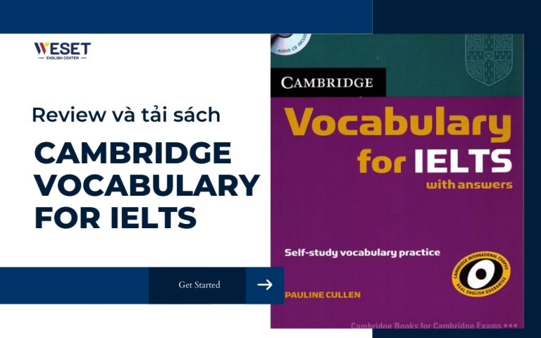 Tải Cambridge Vocabulary for IELTS [PDF + AUDIO] Free