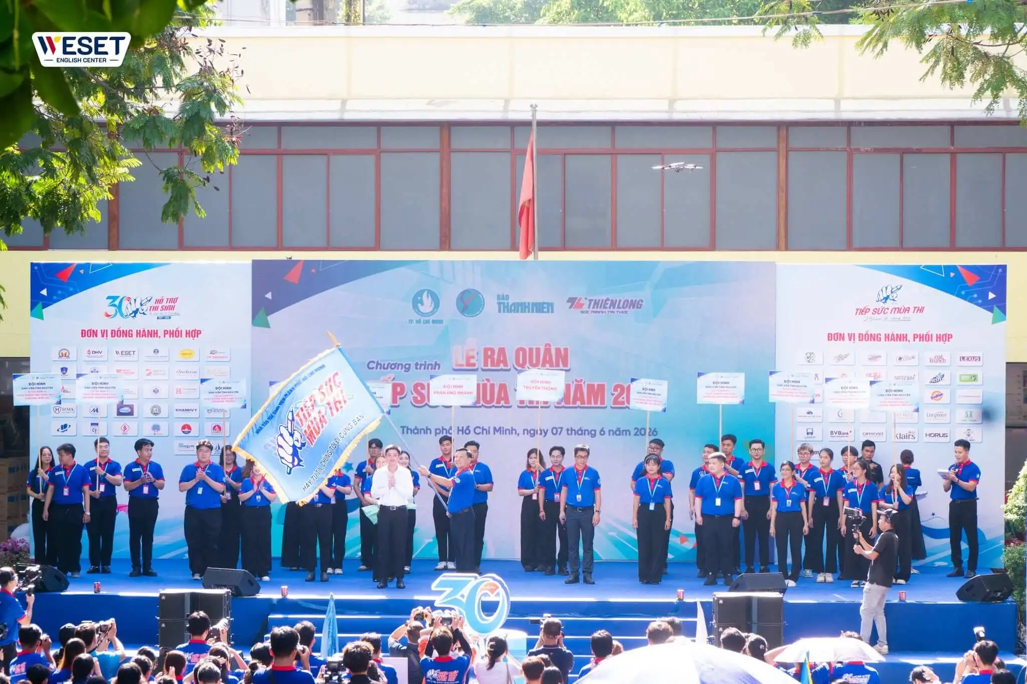 WESET đồng hành trong lễ ra quân tiếp sức mùa thi 2026 cùng sĩ tử TP.HCM