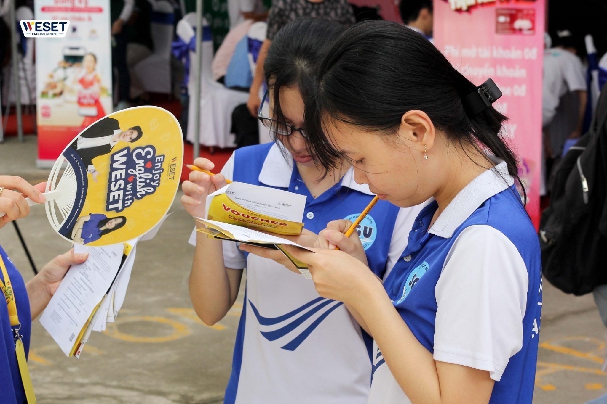 Booth tuyển dụng của WESET đã có mặt tại Job Fair 2023 của Trường Đại học Sài Gòn (2)