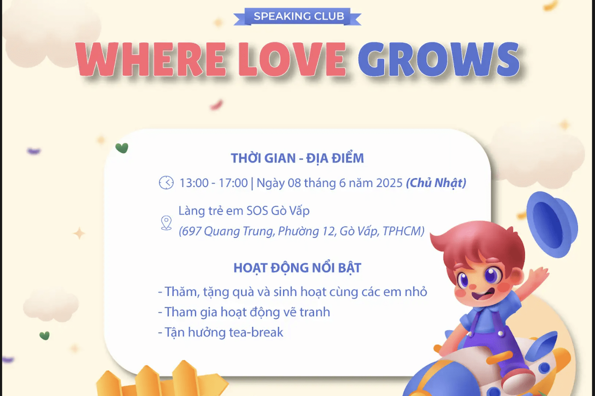câu lạc bộ tiếng anh