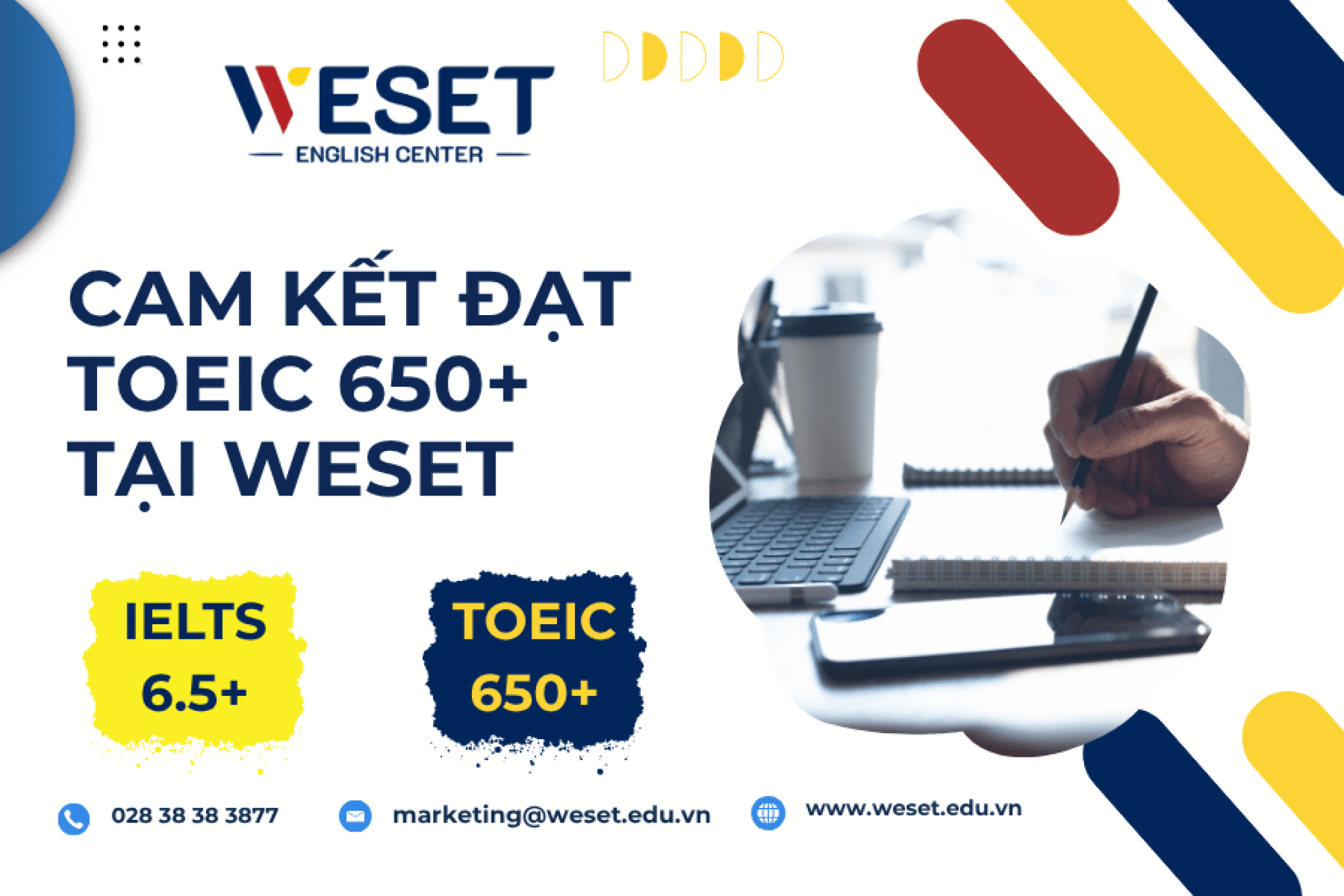 Cam kết đạt TOEIC 650+