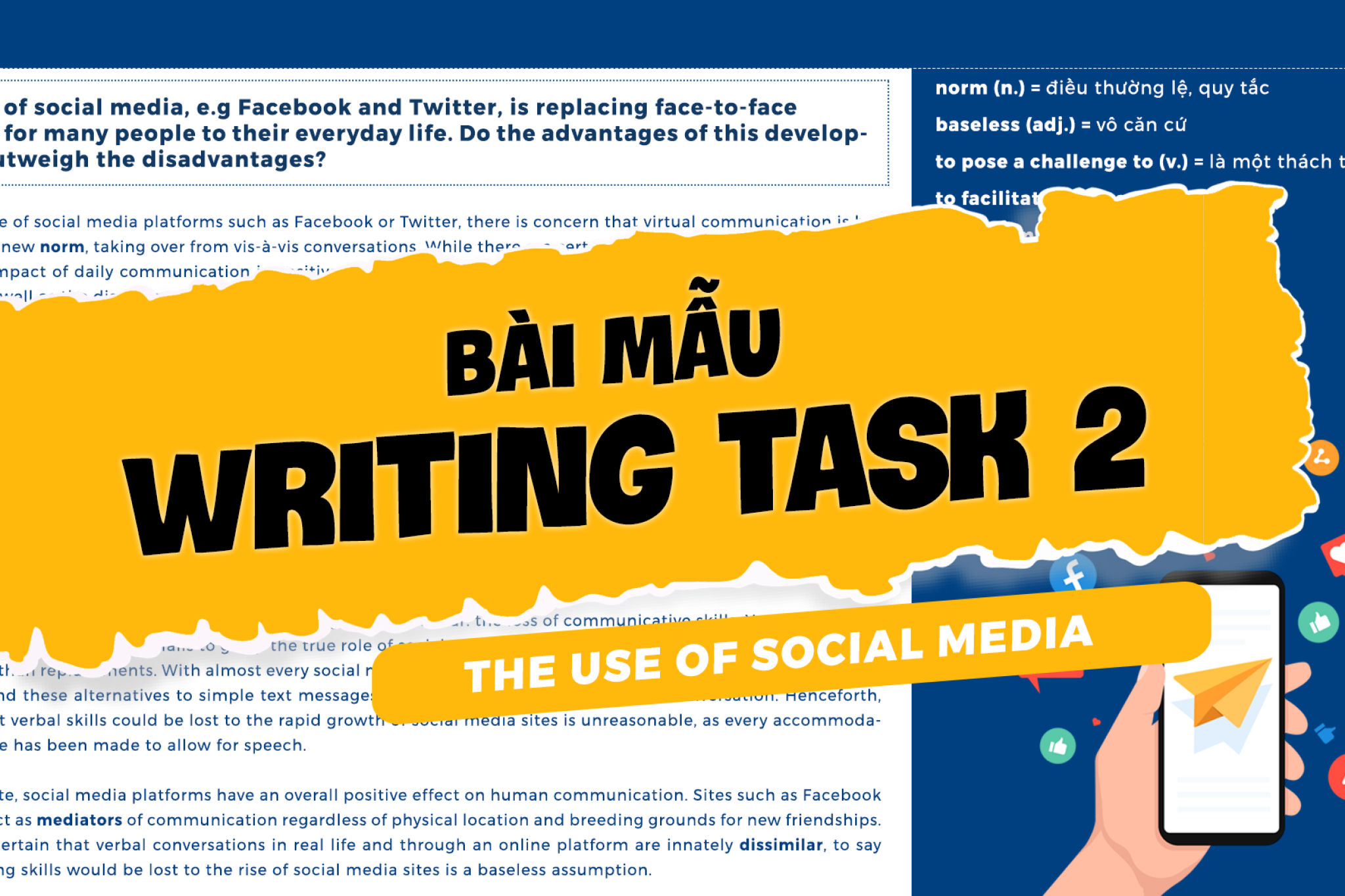 Social Media IELTS Writing