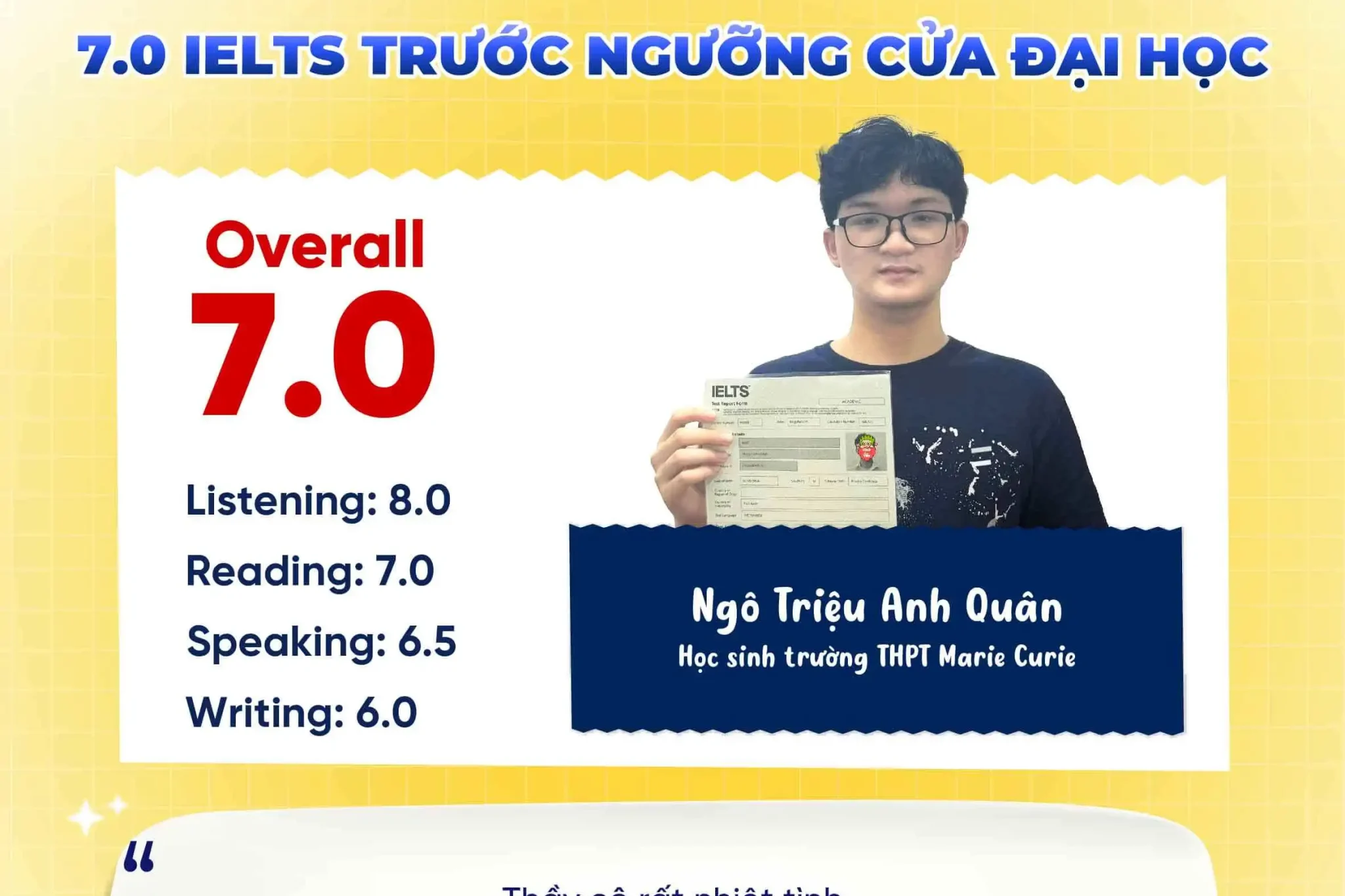 Anh Quân - IELTS 7.0