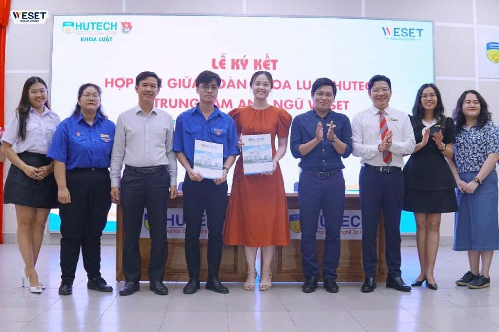 WESET ký kết hợp tác với Đoàn Khoa Luật HUTECH