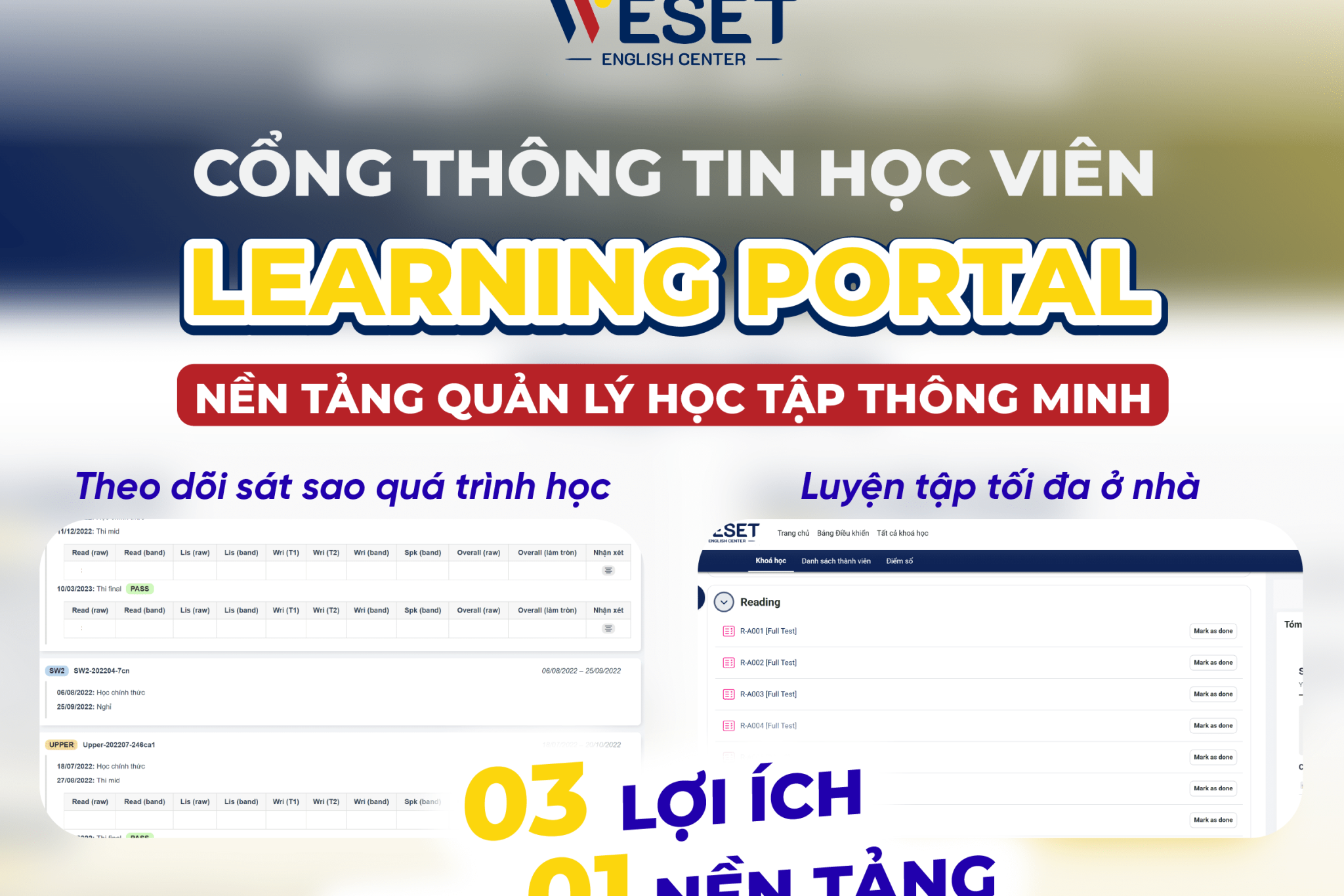 learning portal resize
