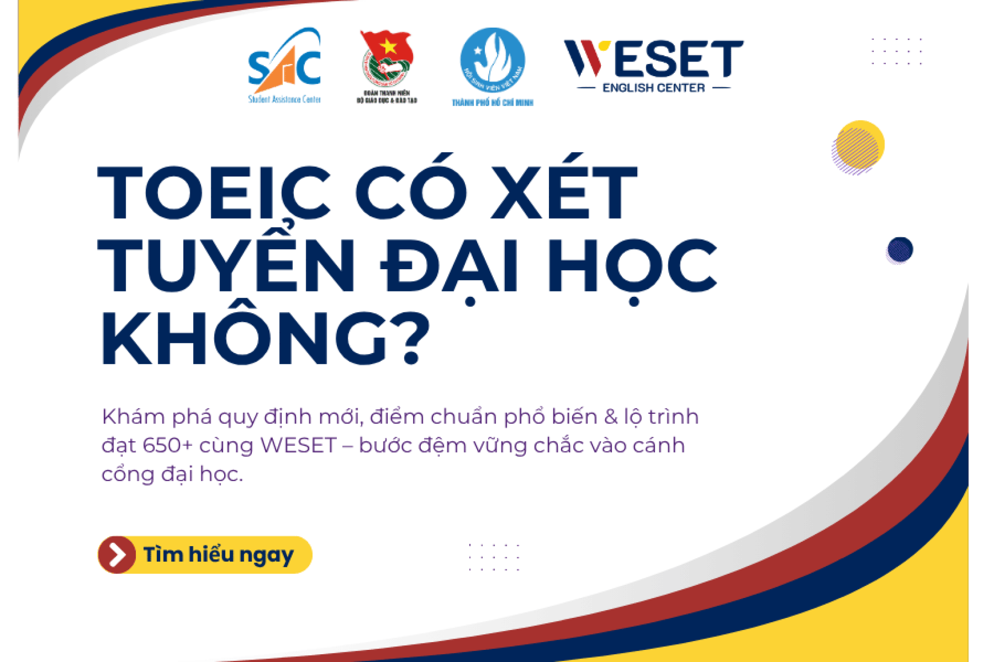 TOEIC có xét tuyển đại học không?